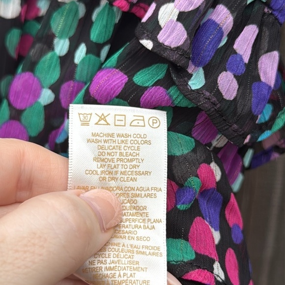 Kate Spade ♠️ little girls polka dot ruffle dress, size 24m - Picture 5 of 5